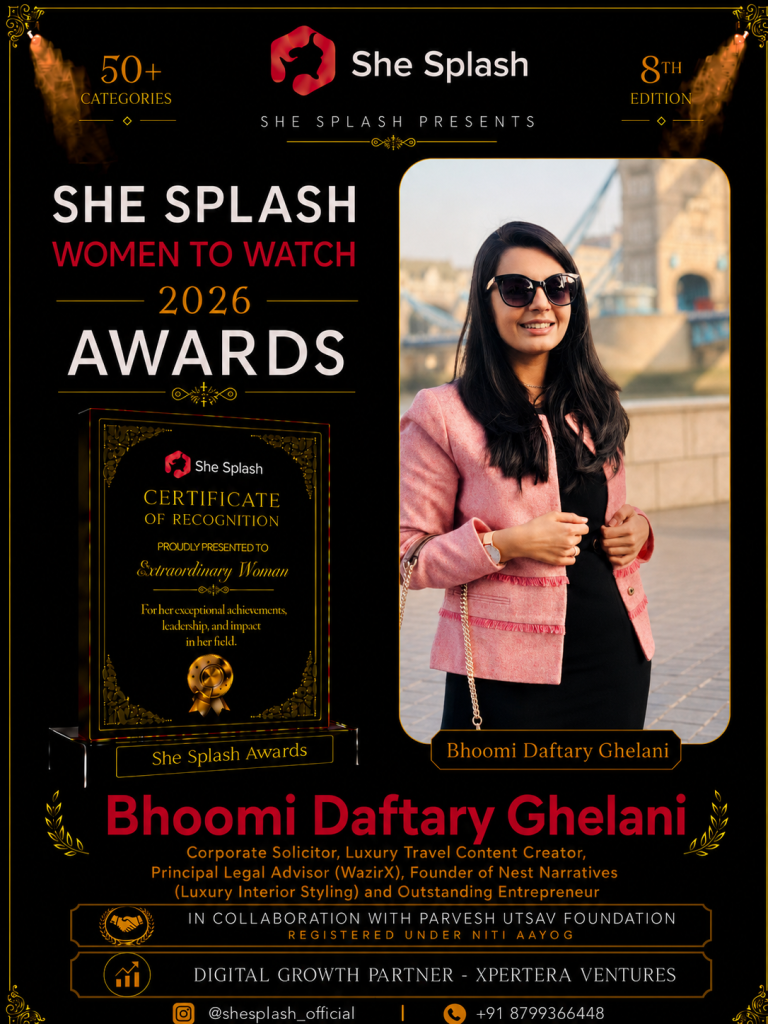 Bhoomi Daftary Ghelani: Building a New Playbook Across Law, Luxury Travel and Interior Styling